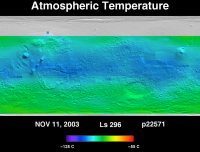 Orbit 22571atmospheric temperature map