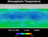 Orbit 22631atmospheric temperature map