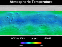Orbit 22667atmospheric temperature map