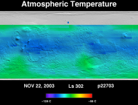 Orbit 22703atmospheric temperature map