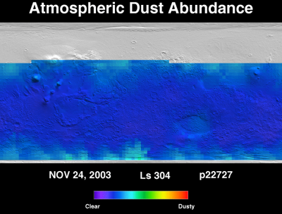 Orbit 22727dust map