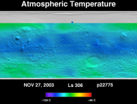 Orbit 22775atmospheric temperature map