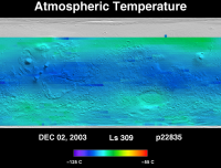 Orbit 22835atmospheric temperature map