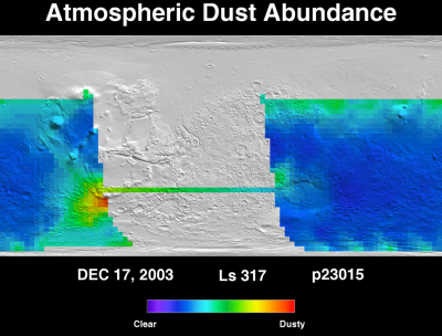 Orbit 23015dust map