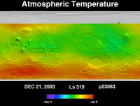 Orbit 23063atmospheric temperature map