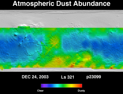 Orbit 23099dust map