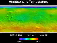 Orbit 23123atmospheric temperature map