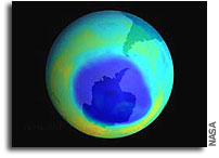 2003 Ozone ‘Hole’ Approaches, But Falls Short of Record