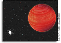 Mystery Object Neither Star Nor Brown Dwarf