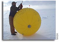 NASA/NSF Tumbleweed Rover Goes on a Roll Across Antarctica