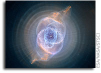 Hubble Space Telescope Image: Dying star creates sculpture of gas and dust