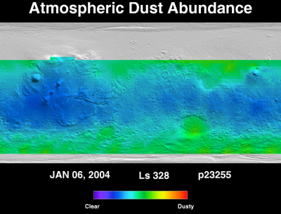 Orbit 23255dust map