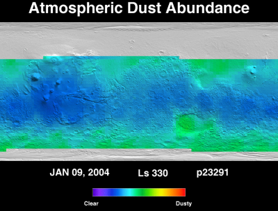 Orbit 23291dust map