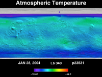 Orbit 23531atmospheric temperature map
