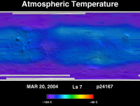 Orbit 24167atmospheric temperature map