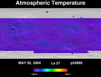 Orbit 24695atmospheric temperature map