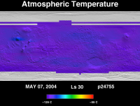 Orbit 24755atmospheric temperature map