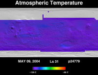 Orbit 24779atmospheric temperature map