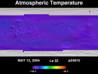 Orbit 24815atmospheric temperature map
