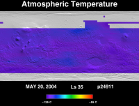 Orbit 24911atmospheric temperature map