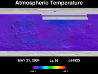 Orbit 24923atmospheric temperature map