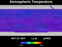 Orbit 24935atmospheric temperature map