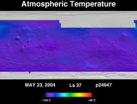 Orbit 24947atmospheric temperature map