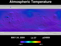 Orbit 24959atmospheric temperature map