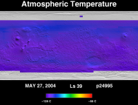 Orbit 24995atmospheric temperature map