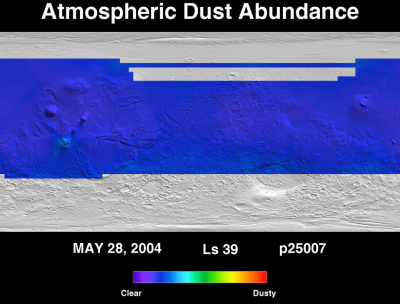 Orbit 25007dust map