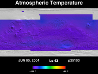 Orbit 25103atmospheric temperature map