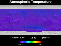 Orbit 25115atmospheric temperature map