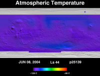 Orbit 25139atmospheric temperature map
