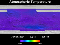 Orbit 25151atmospheric temperature map