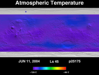 Orbit 25175atmospheric temperature map