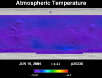 Orbit 25235atmospheric temperature map