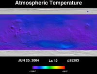Orbit 25283atmospheric temperature map