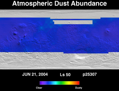 Orbit 25307dust map
