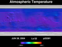 Orbit 25391atmospheric temperature map