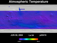 Orbit 25415atmospheric temperature map