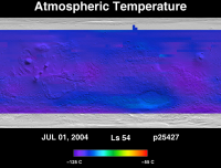 Orbit 25427atmospheric temperature map
