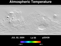 Orbit 25439atmospheric temperature map