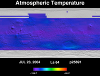 Orbit 25691atmospheric temperature map