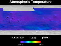 Orbit 25763atmospheric temperature map