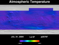 Orbit 25787atmospheric temperature map