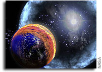 Explosions in Space May Have Initiated Ancient Extinction on Earth