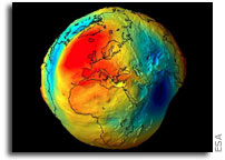 Earth’s gravity scar