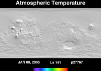 Orbit 27767atmospheric temperature map