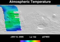 Orbit 27803atmospheric temperature map