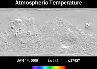 Orbit 27827atmospheric temperature map